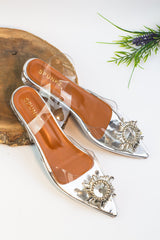 Cinderella Flats (Silver) - Spunkz