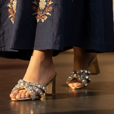 Zibal Heel (Gold) 90051