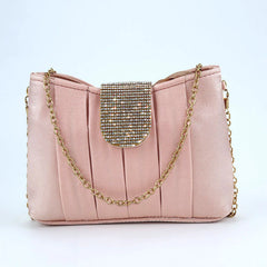 Diamond Flap Crossbody Clutch Bag
