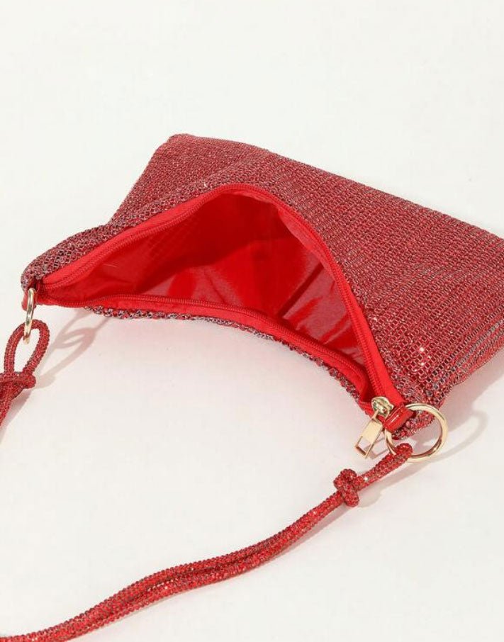 Rhinestone Hobo Bag - Spunkz