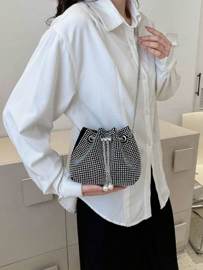 Multi Rhinestone Potli Bag - Spunkz