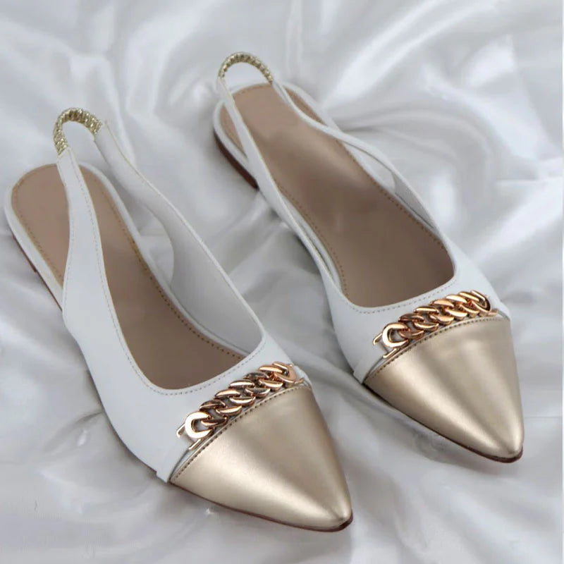 Slingback Flat Shoes