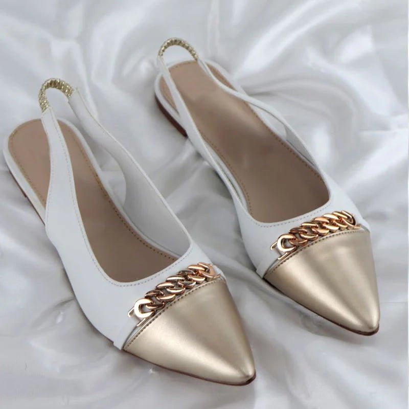 Slingback Flat Shoes - Spunkz