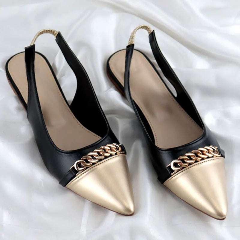 Slingback Flat Shoes