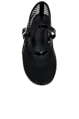 Black Ballerina Ballet Flats