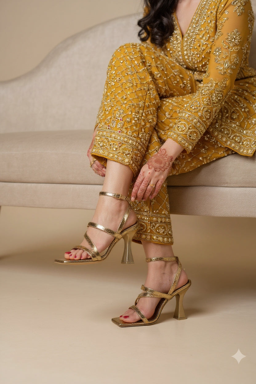 Orla Rose Gold Heels (11053)