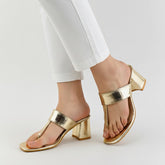 Block Heel Sandals - Spunkz