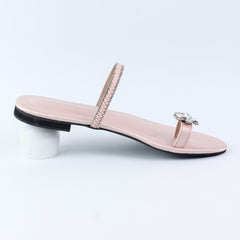 Ember Pink Flat Sandals (11025) - Spunkz