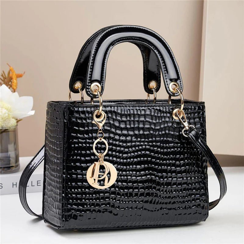 Leather Pattern Handbag - Spunkz