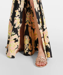 Twisted Rose Gold Flat Sandals (11075) - Spunkz