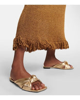 Tinsley Gold Flat Sandals (11054) - Spunkz