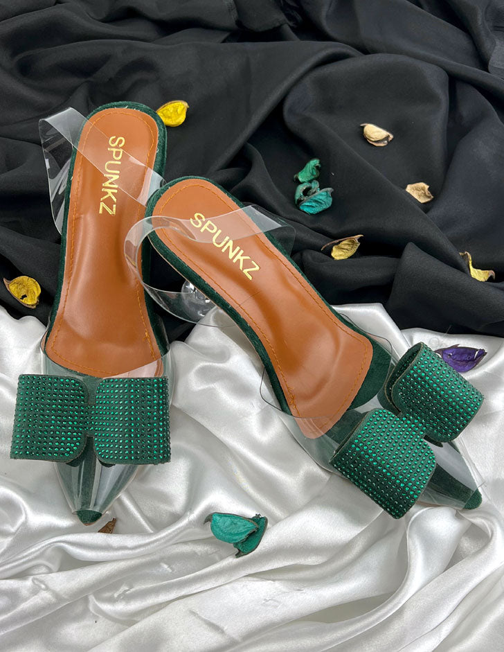 Romeo Green Cinderella Shoes (11085) - Spunkz