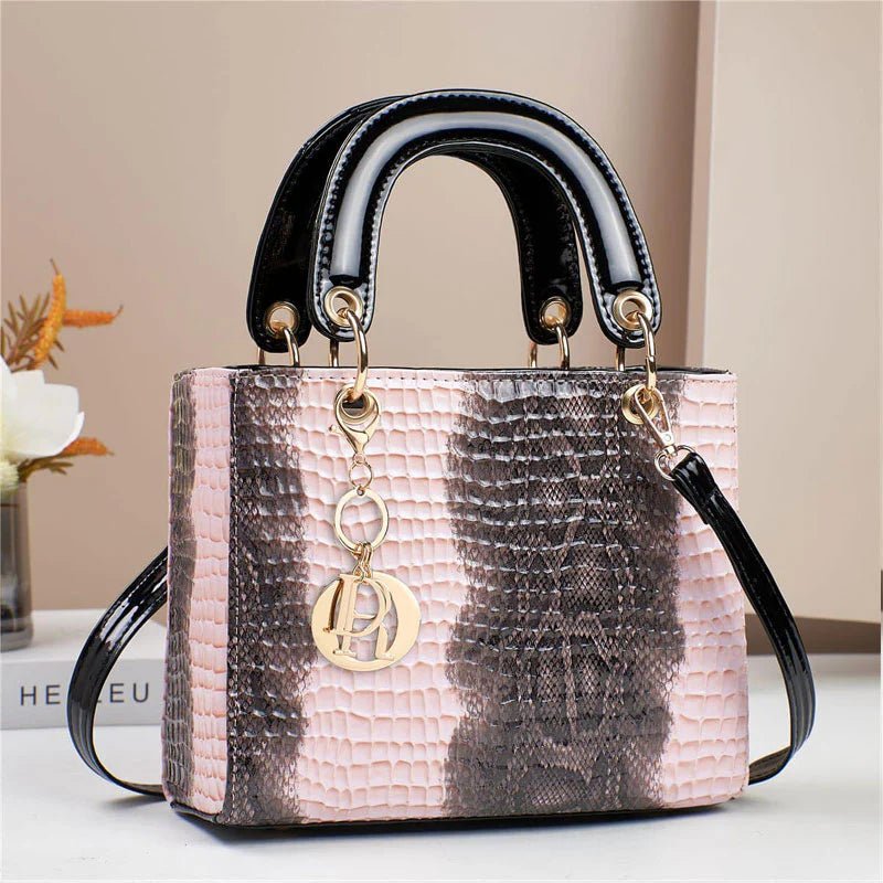 Leather Pattern Handbag - Spunkz