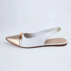 Slingback Flat Shoes - Spunkz