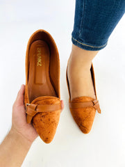 Brown Court Shoes - Spunkz