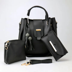3 pcs Leather Handbag