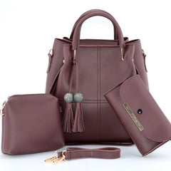 3 pcs Women Handbag Set