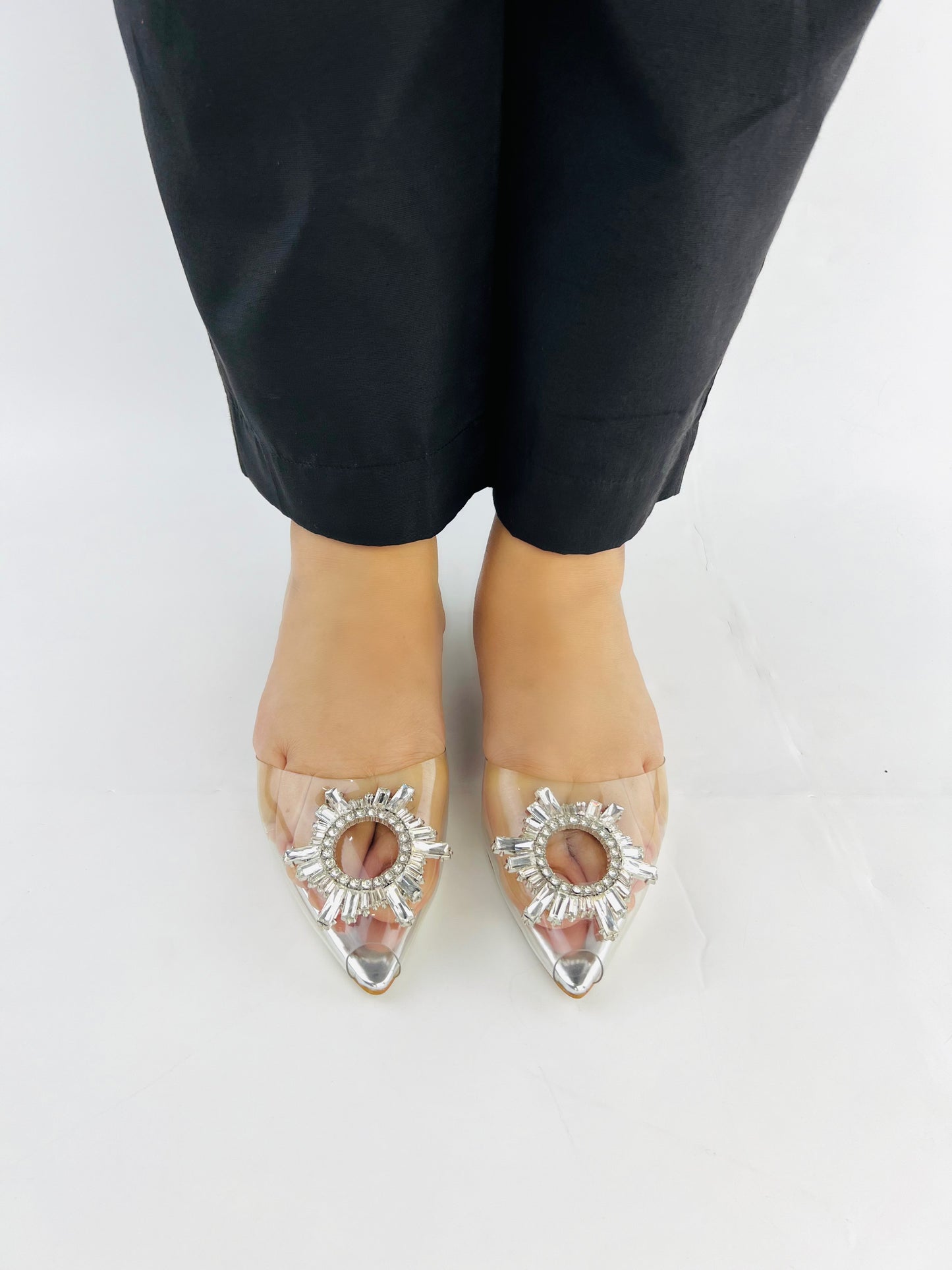 Kim Cinderella Flats (Silver)