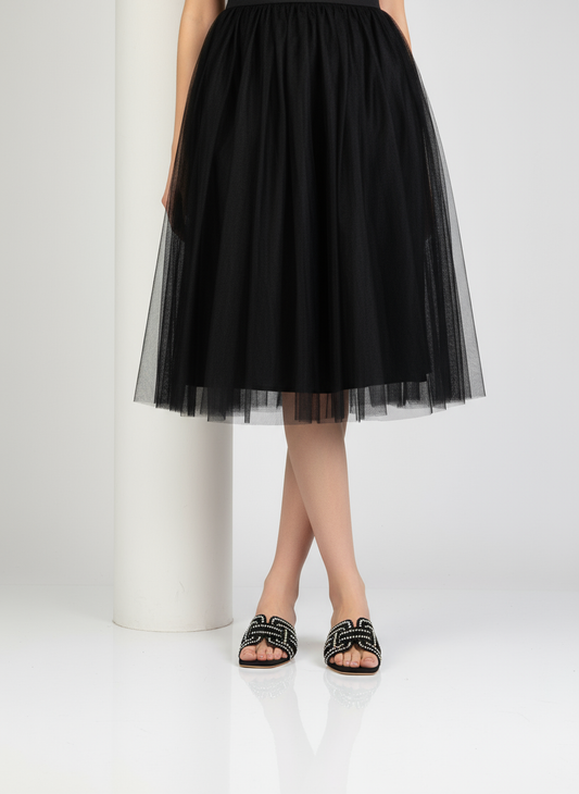 Rhinestone Straps Black