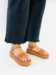 Suede Wedge Brown (11027) - Spunkz