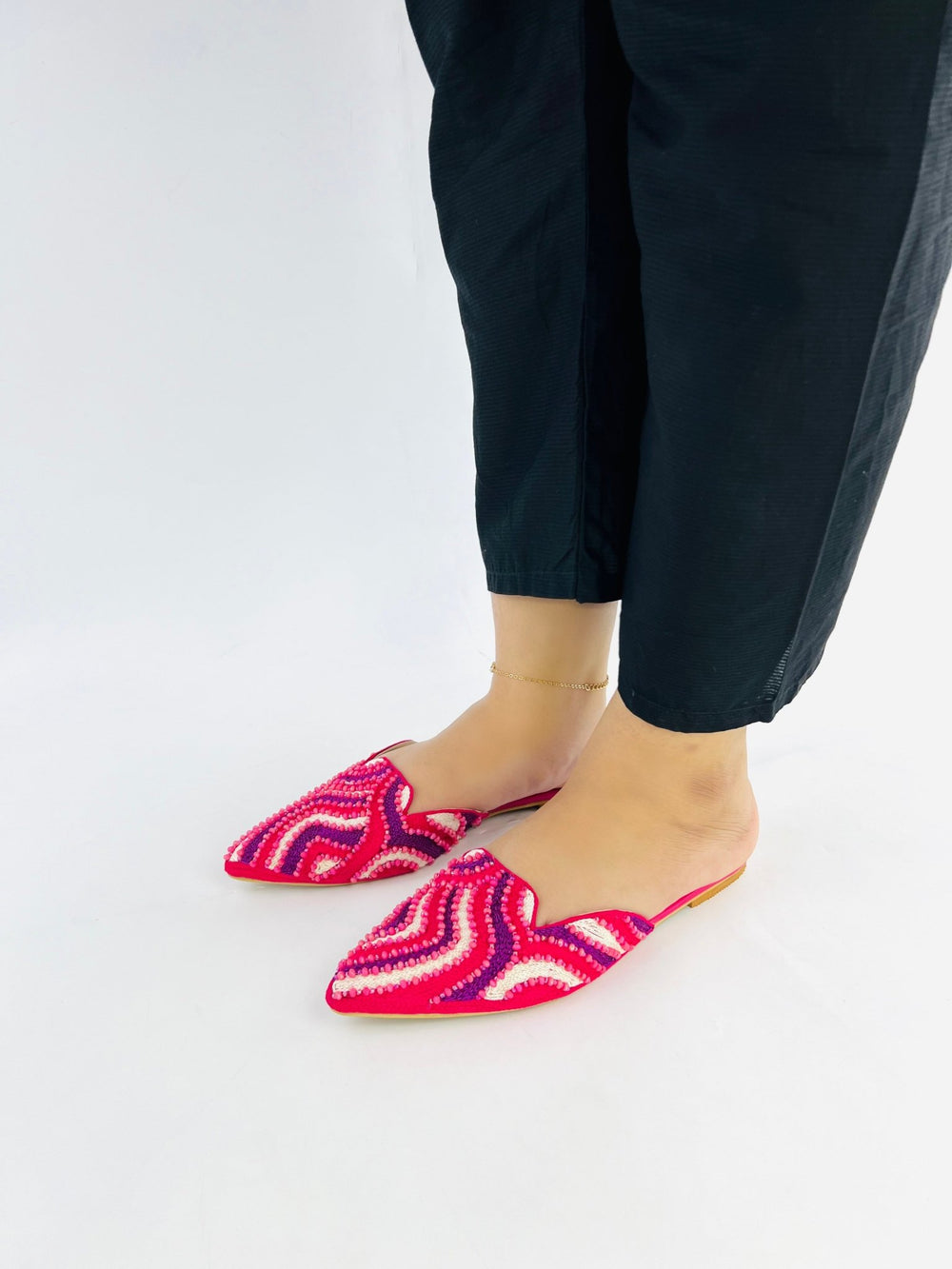 Pink Mules (11040) - Spunkz