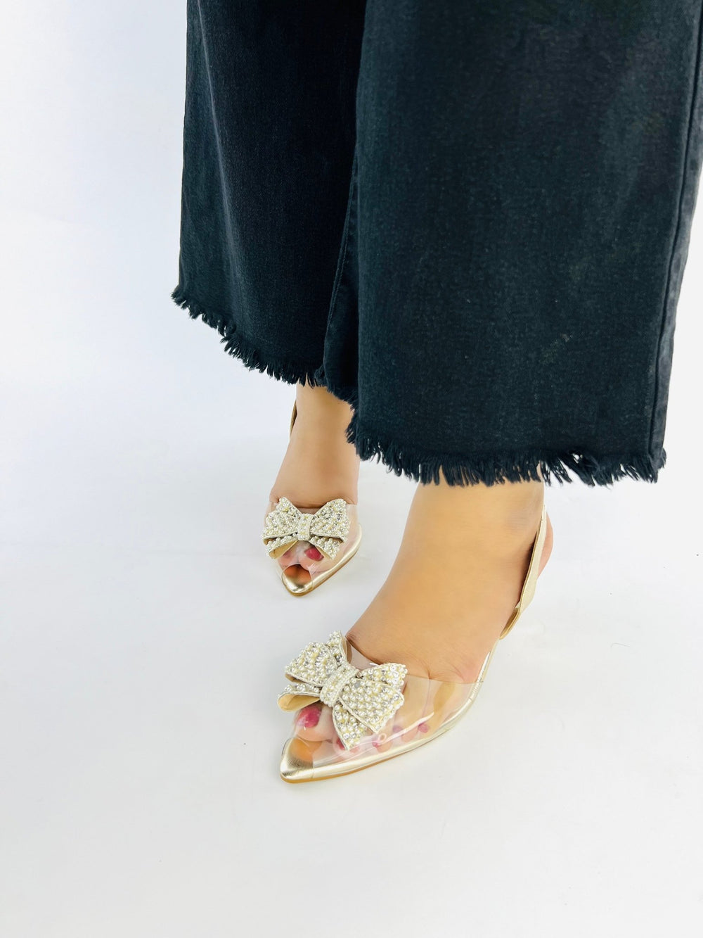 Cinderella Bow Heel (11036) - Spunkz