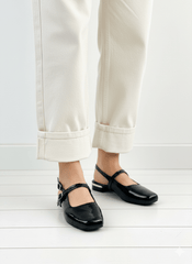 Black Patent Shoes - Spunkz