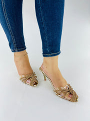 Diva Gold Cinderella Shoes - Spunkz