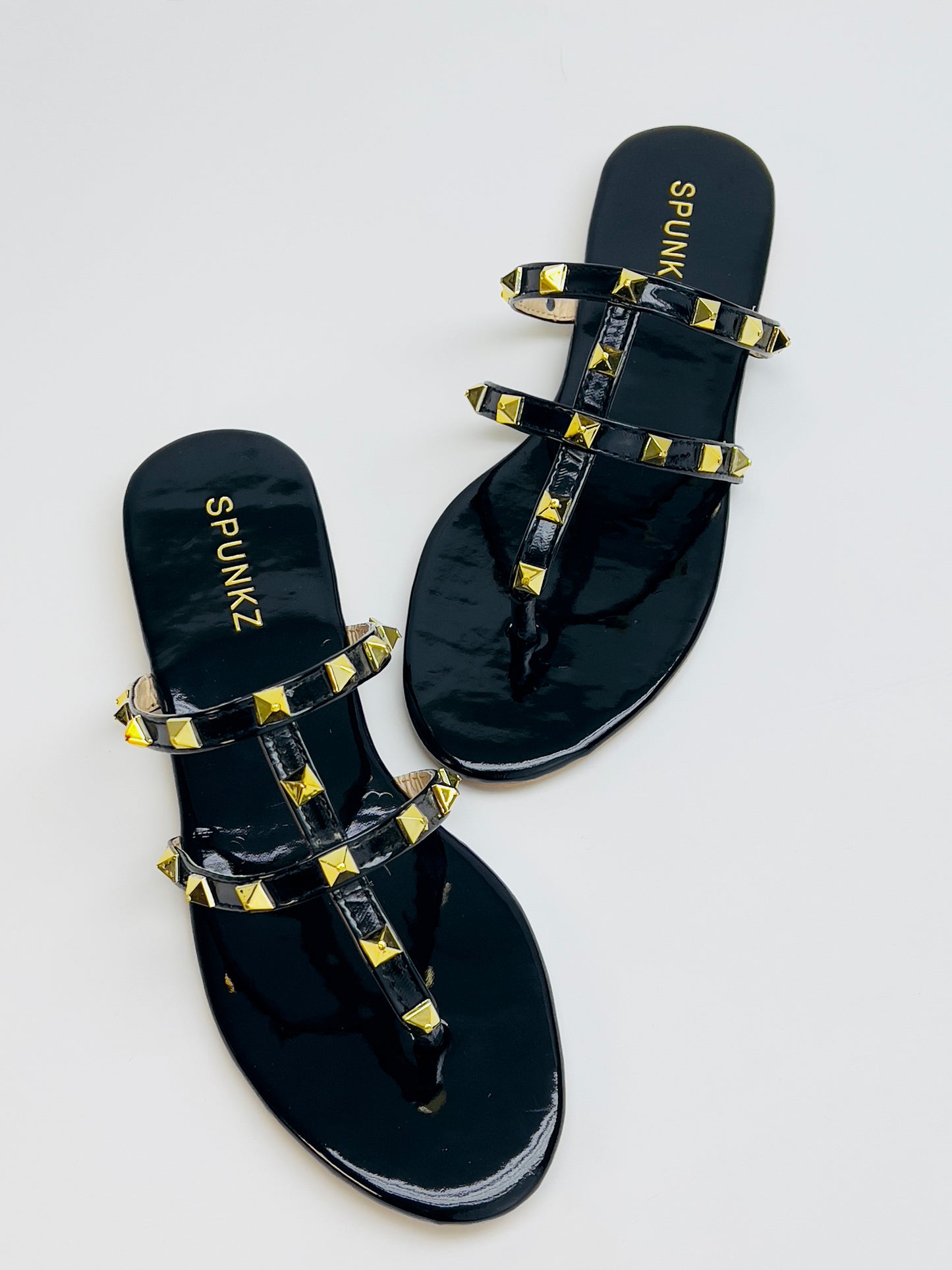 Rockstud Black Thong