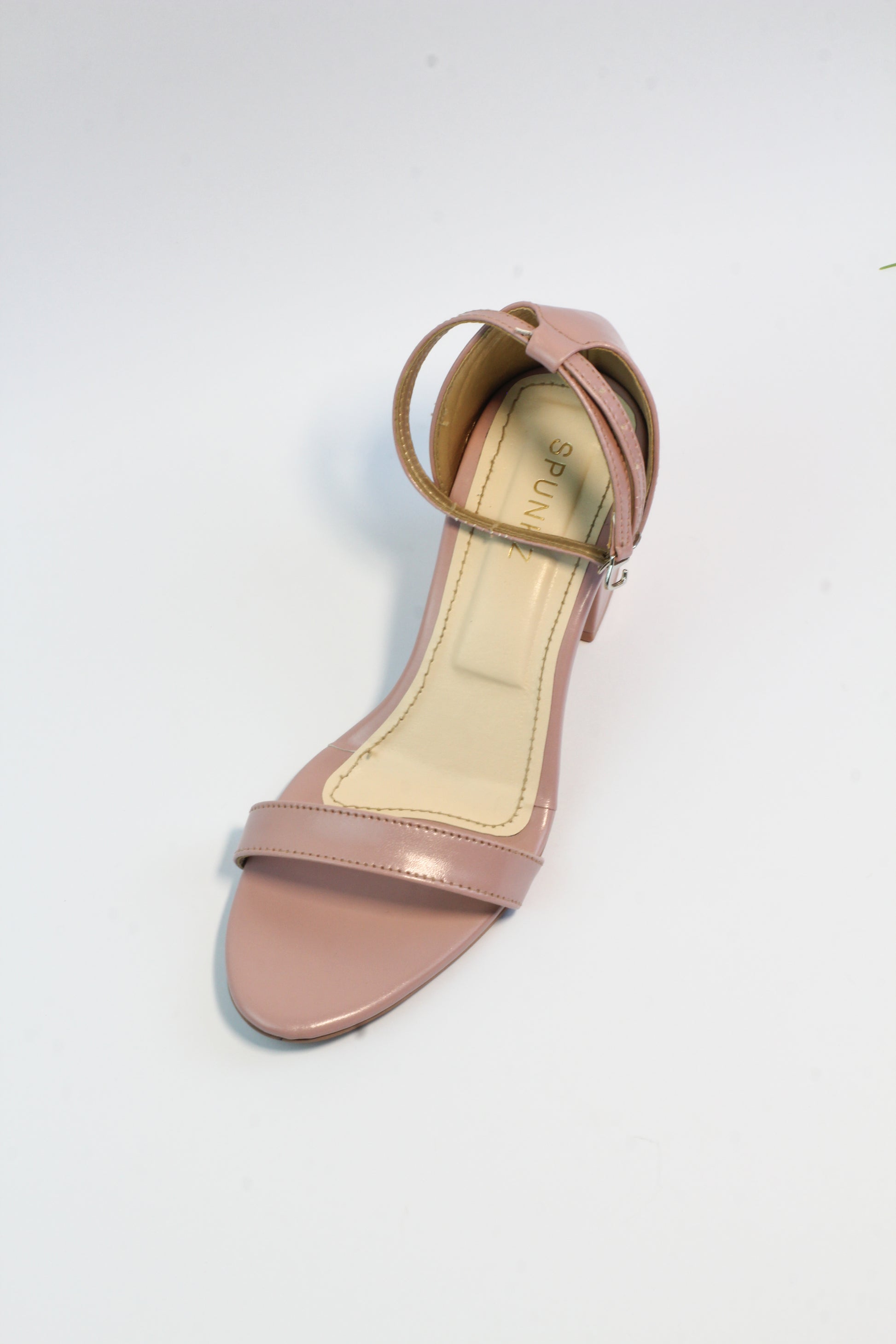 Liza Pink Ankle Strap Block Heel Sandals - Spunkz