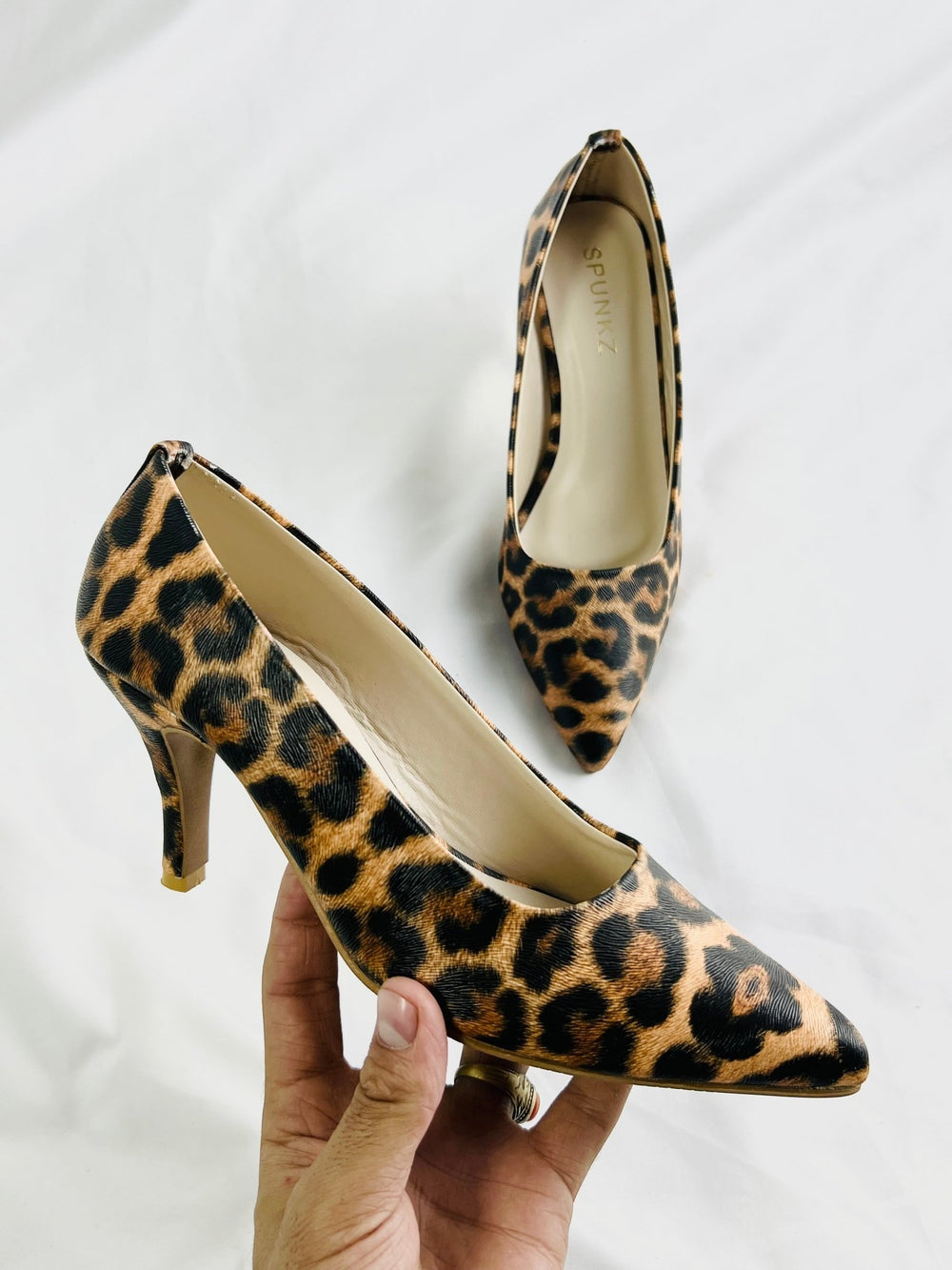 Cheetah Print Heel - Spunkz