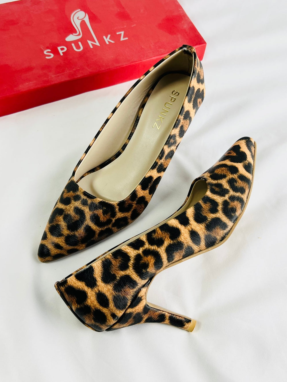 Cheetah Print Heel - Spunkz