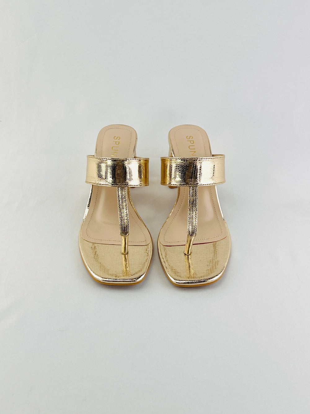 Block Heel Sandals - Spunkz