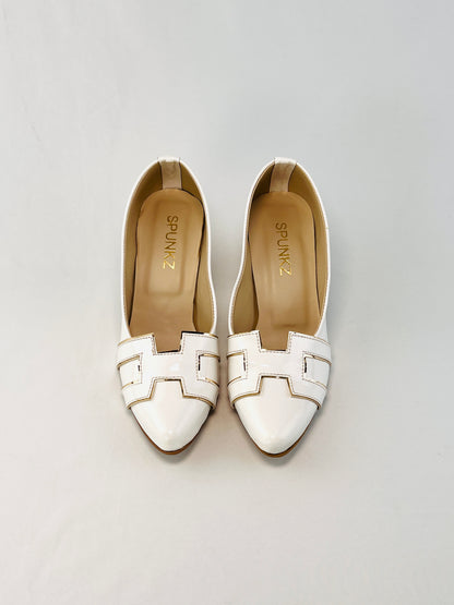 H-Style Court Shoes (White)