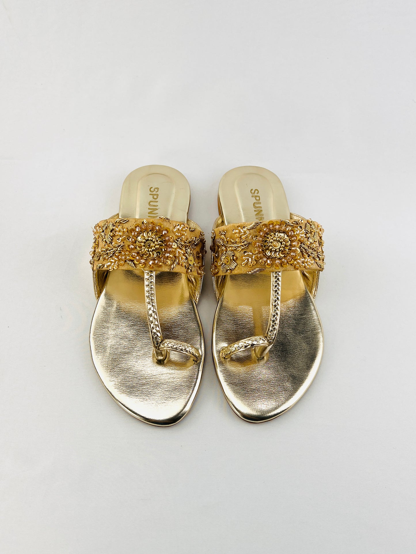 kolhapuri chappal (Golden)
