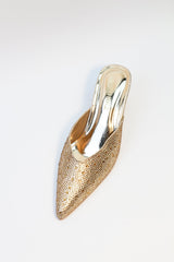 Golden Diamond Heels (11039) - Spunkz