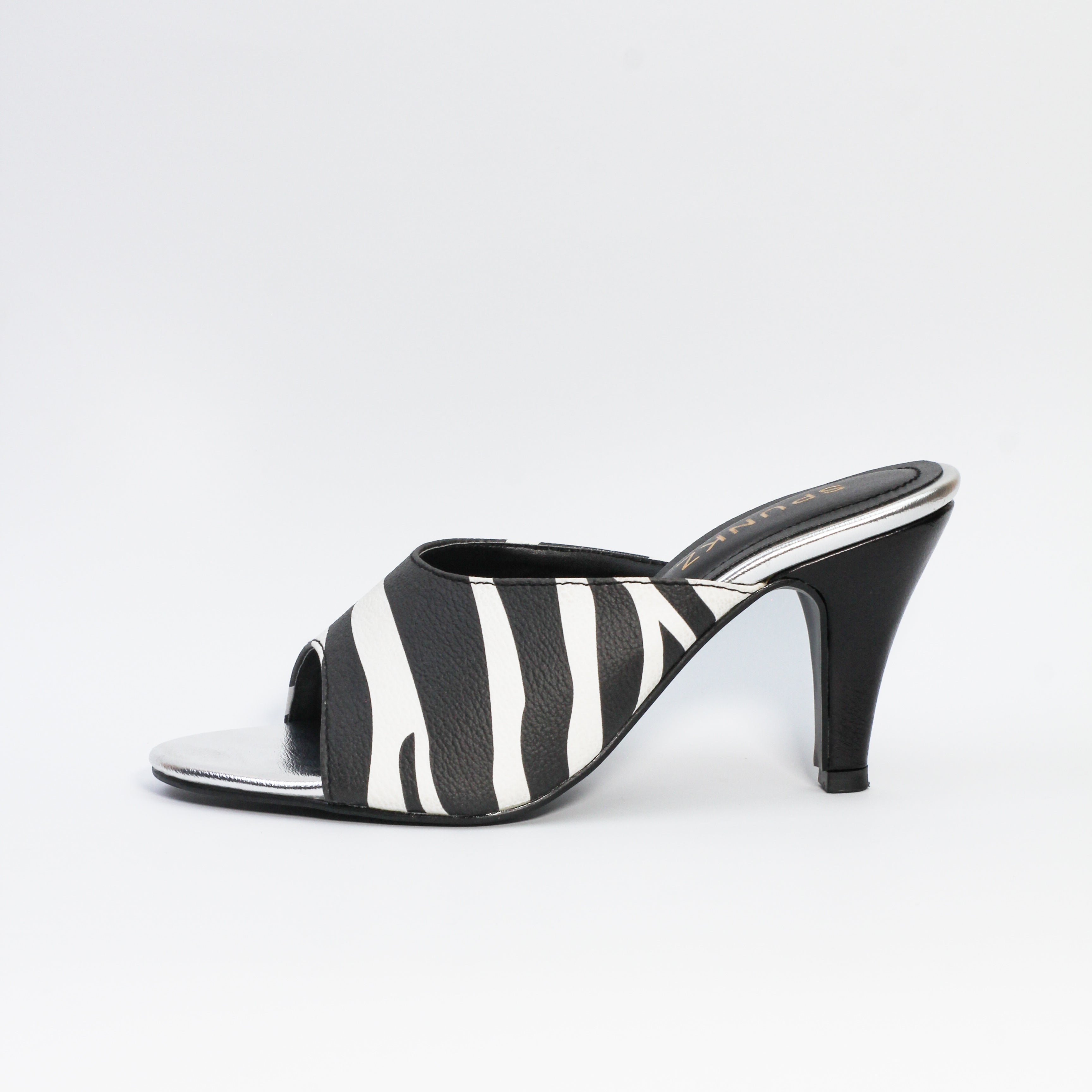 Zebra print heels shops