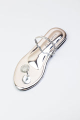 Silver Ball Flat Slides (11016) - Spunkz