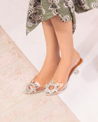 Begum Cinderella Heels (Silver)