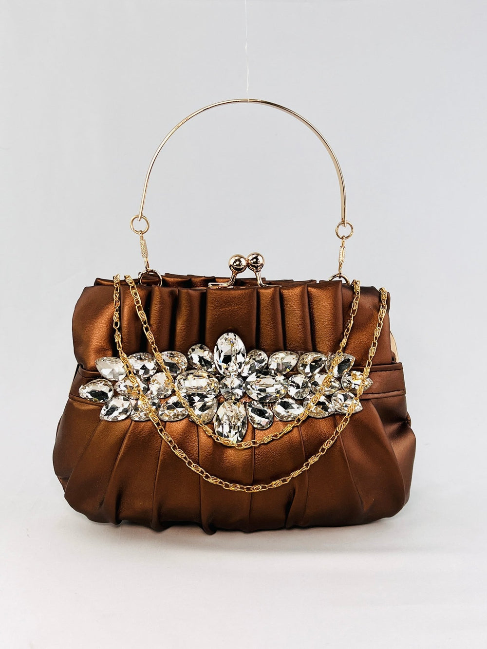 Rhinestone Clutch Bag - Spunkz