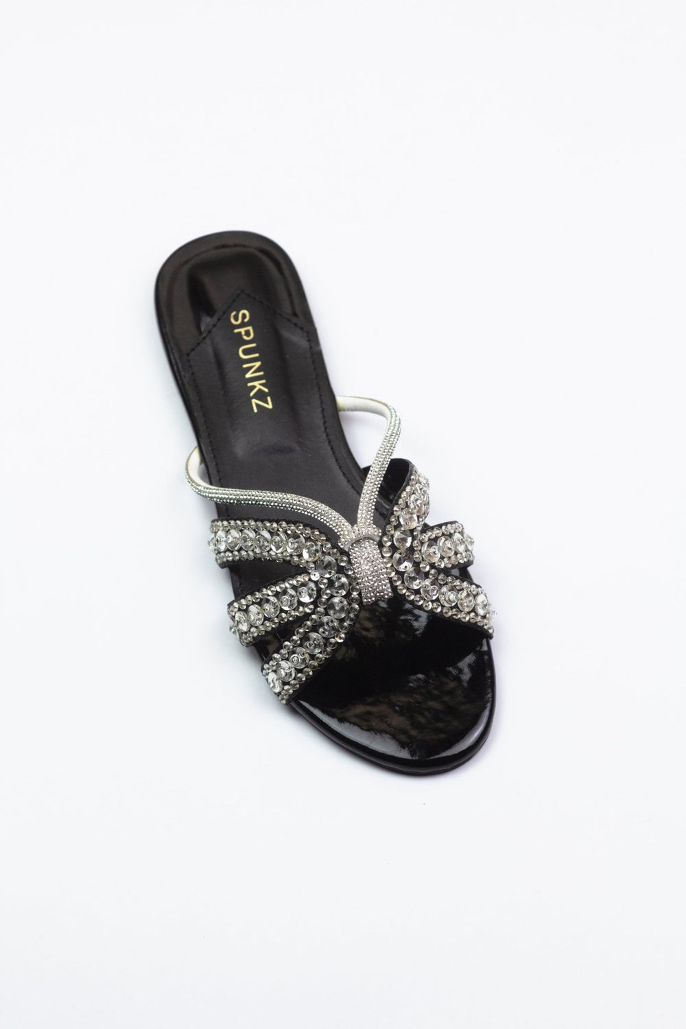 Kali Black Slippers (11037) - Spunkz