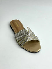 Gina Gold Slipper - Spunkz