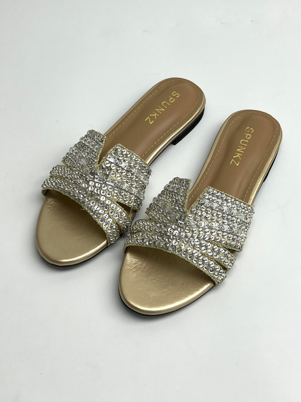 Gina Gold Slipper - Spunkz