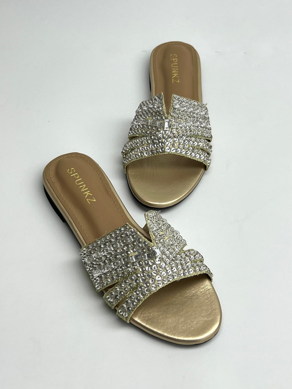 Gina Gold Slipper - Spunkz