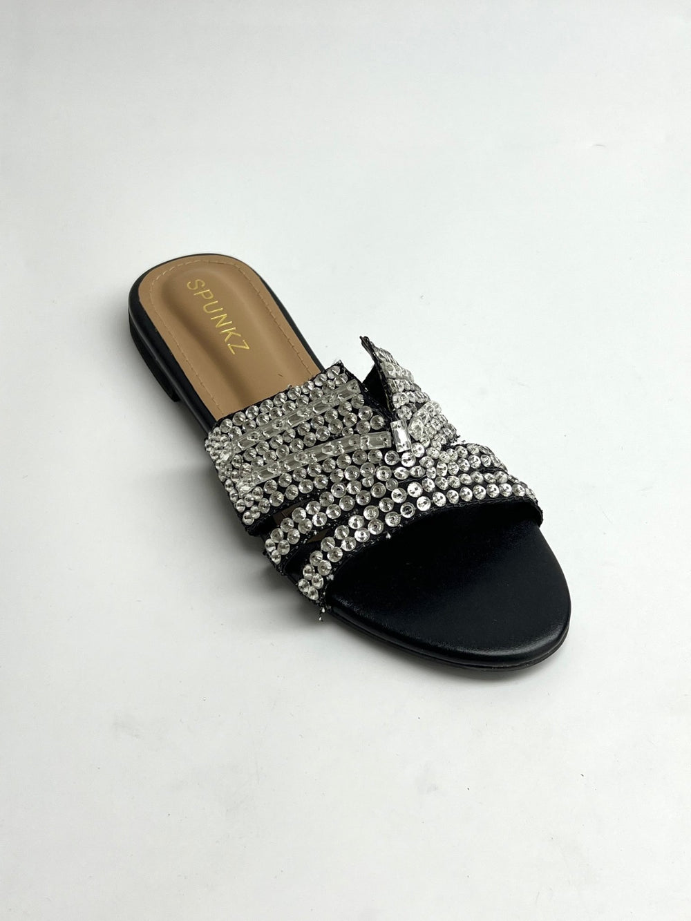 Gina Black Slippers - Spunkz