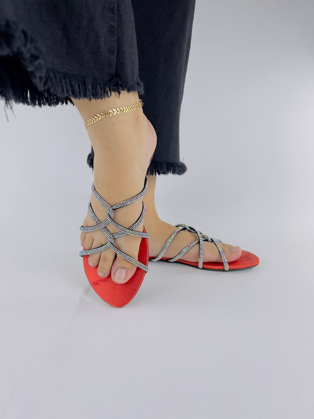 Mia Orange Slippers (11046) - Spunkz