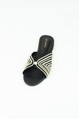 Pearl Black Slipper (11005) - Spunkz
