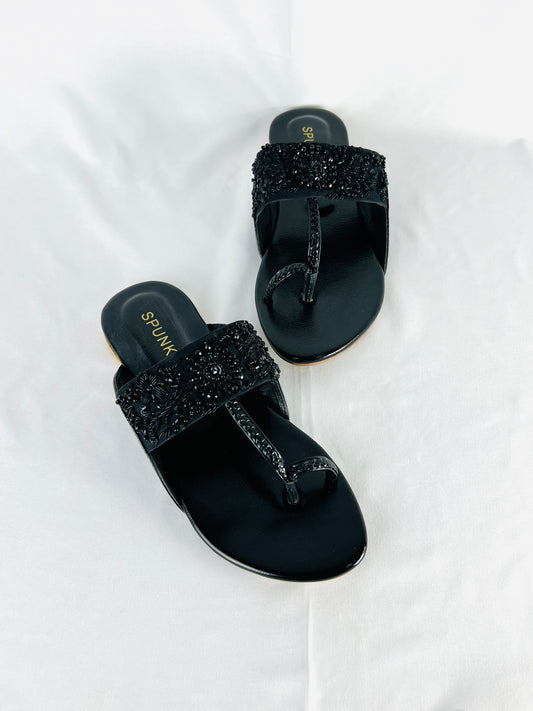 Kolhapuri Chappal (Black)