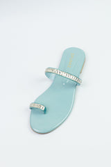 Blue Strap Slides (11074) - Spunkz