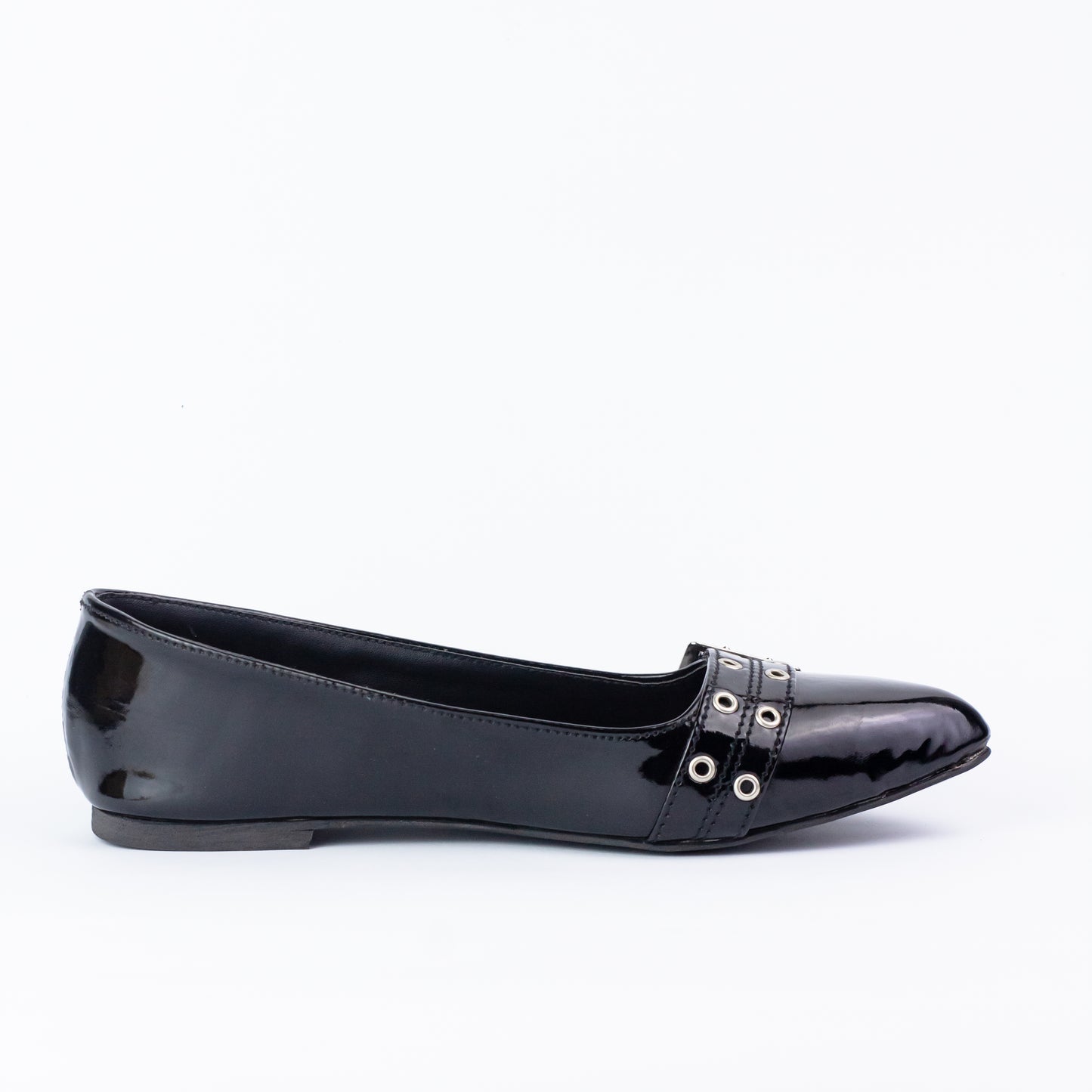 Spunkz Ballerina Black Patent Pump Shoes